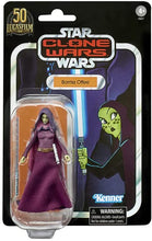 Load image into Gallery viewer, DAMAGED PACKAGING - Hasbro STAR WARS - The Vintage Collection - LUCASFILM first 50 years - CLONE WARS - Barriss Offee (Clone Wars) figure VC 214 - SUB-STANDARD GRADE