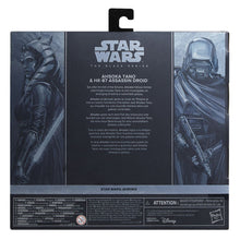 Load image into Gallery viewer, AVAILABILITY LIMITED - Hasbro STAR WARS - The Black Series 6" - EXCLUSIVE CARBONISED - Ahsoka Tano & HK-87 Assassin Droid (Ahsoka) 2 figure pack - STANDARD GRADE