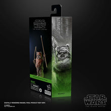 Load image into Gallery viewer, Hasbro STAR WARS - The Black Series 6" PLASTIC FREE PACKAGING - WAVE 12 - WICKET (Return of the Jedi) figure 11 - STANDARD GRADE