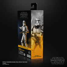 Load image into Gallery viewer, Hasbro STAR WARS - The Black Series 6" PLASTIC FREE PACKAGING - WAVE 12 - PHASE II CLONE TROOPER (The Clone Wars) figure 14 - STANDARD GRADE