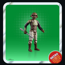Load image into Gallery viewer, DAMAGED PACKAGING - Hasbro STAR WARS - The Retro Collection - Return of the Jedi 40th Anniversary - LANDO CALRISSIAN (Skiff Guard) figure - SUB-STANDARD GRADE