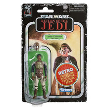 Load image into Gallery viewer, DAMAGED PACKAGING - Hasbro STAR WARS - The Retro Collection - Return of the Jedi 40th Anniversary - LANDO CALRISSIAN (Skiff Guard) figure - SUB-STANDARD GRADE