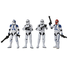 Load image into Gallery viewer, AVAILABILITY LIMITED - Hasbro STAR WARS - The Vintage Collection - Phase II Clone Trooper (AHSOKA) Special 4-Pack 3.75 figure set - STANDARD GRADE