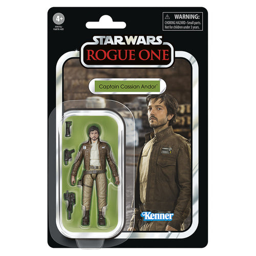 DAMAGED PACKAGING - Hasbro STAR WARS - The Vintage Collection - 2024 Wave - Captain Cassian Andor (Rogue One) figure - VC-130 - SUB-STANDARD GRADE