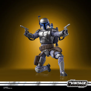 Hasbro STAR WARS - The Vintage Collection - JANGO FETT (Attack of the Clones) Deluxe 3.75" WORLD-BUILDING SET - STANDARD GRADE