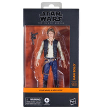 Load image into Gallery viewer, Hasbro STAR WARS - The Black Series 6" - WAVE 22 - Han Solo (A New Hope) figure 10 - STANDARD GRADE