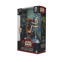Load image into Gallery viewer, AVAILABILITY LIMITED - Hasbro STAR WARS - The Black Series 6" - HASBRO PULSE-CON EXCLUSIVE - STAP & Battle Droid (The Phantom Menace) 25th Anniversary Vehicle & Figure Pack - STANDARD GRADE
