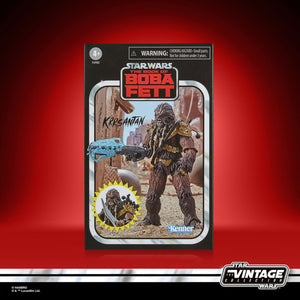 AVAILABILITY LIMITED - Hasbro STAR WARS - The Vintage Collection - KRRSANTAN (The Book of Boba Fett) DELUXE 3.75" SDCC EXCLUSIVE SET - STANDARD GRADE