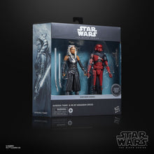 Load image into Gallery viewer, AVAILABILITY LIMITED - Hasbro STAR WARS - The Black Series 6&quot; - EXCLUSIVE CARBONISED - Ahsoka Tano &amp; HK-87 Assassin Droid (Ahsoka) 2 figure pack - STANDARD GRADE