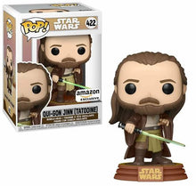 Load image into Gallery viewer, FUNKO POP! - Star Wars : The Phantom Menace - QUI-GON JINN (Tatooine) pop! vinyl figure #422 - Across The Galaxy EXCLUSIVE - STANDARD GRADE