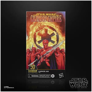 Hasbro STAR WARS - The Black Series 6" - Lucasfilm 50th Anniversary - CARNOR JAX Collectible Figure (Crimson Empire Comic) - STANDARD GRADE