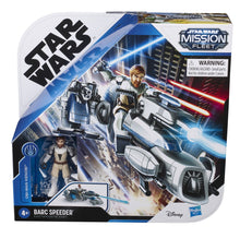 Load image into Gallery viewer, Hasbro STAR WARS - Mission Fleet - Expedition Class - Obi-Wan Kenobi - Jedi BARC Speeder Chase Figure and Vehicle - STANDARD GRADE