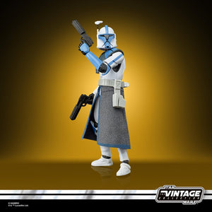 AVAILABILITY LIMITED - Hasbro STAR WARS - The Vintage Collection - LUCASFILM first 50 years - CLONE WARS - ARC Trooper (Blue)(Clone Wars) figure VC 212 - STANDARD GRADE with ASC PROTECTIVE CASE