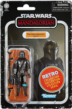 Load image into Gallery viewer, DAMAGED PACKAGING - Hasbro STAR WARS - The Retro Collection Wave 4 - THE MANDALORIAN (Beskar) figure - SUB-STANDARD GRADE
