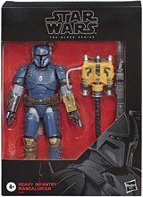 Load image into Gallery viewer, Hasbro STAR WARS - The Black Series 6&quot; - Heavy Infantry Mandalorian (The Mandalorian) Deluxe 6&quot; Figure D2 - STANDARD GRADE