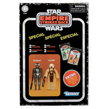 Load image into Gallery viewer, AVAILABILITY LIMITED - Hasbro STAR WARS - The Retro Collection ESB - Special Bounty Hunters 2-Pack - 4-LOM & ZUCKUSS (EMPIRE STRIKES BACK) - STANDARD GRADE
