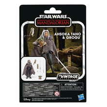 Load image into Gallery viewer, Hasbro STAR WARS - The Vintage Collection - Ahsoka Tano & Grogu Deluxe 3.75" WORLD-BUILDING SET - STANDARD GRADE