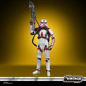 Hasbro STAR WARS - The Vintage Collection 3.75 The Mandalorian CARBONIZED Collection - Incinerator Trooper figure - STANDARD GRADE