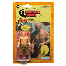 Load image into Gallery viewer, HASBRO INDIANA JONES - Retro Collection - Raiders of the Lost Ark - German Mechanic 3.75&quot; figure - STANDARD GRADE