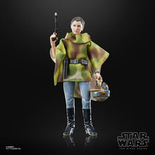 Load image into Gallery viewer, DAMAGED PACKAGING - Hasbro STAR WARS - The Black Series 6" - 40th Anniversary Return of the Jedi - Wave 1 - Princess Leia (Endor) Figure - SUB-STANDARD GRADE