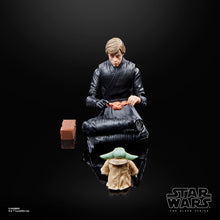Load image into Gallery viewer, Hasbro STAR WARS - The Black Series 6" PLASTIC FREE PACKAGING - Luke Skywalker & Grogu (Book of Boba Fett) Deluxe Figure 03 - STANDARD GRADE