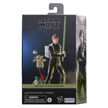 Load image into Gallery viewer, Hasbro STAR WARS - The Black Series 6" PLASTIC FREE PACKAGING - Luke Skywalker & Grogu (Book of Boba Fett) Deluxe Figure 03 - STANDARD GRADE