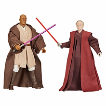 Load image into Gallery viewer, AVAILABILITY LIMITED - PRE-ORDER - Hasbro STAR WARS - The Black Series 6&quot; - HASBRO PULSE EXCLUSIVE - Mace Windu &amp; Darth Sidious (Revenge of the Sith) Figure 2-Pack - STANDARD GRADE