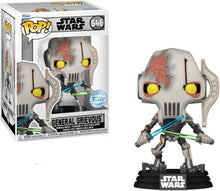 Load image into Gallery viewer, FUNKO POP! - Star Wars: Battlefront II - GENERAL GRIEVOUS (Battle Damage) pop! vinyl figure #646 - SPECIAL EDITION