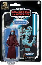 Load image into Gallery viewer, DAMAGED PACKAGING - Hasbro STAR WARS - The Vintage Collection - LUCASFILM first 50 years - CLONE WARS - Aayla Secura (Clone Wars) figure VC 217- SUB-STANDARD GRADE