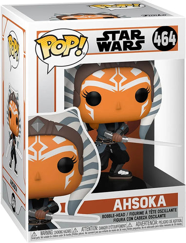 FUNKO POP! - Star Wars: Mandalorian - AHSOKA WITH SABERS pop! vinyl figure #464