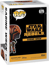 Load image into Gallery viewer, FUNKO POP! - Star Wars: Rebels - SABINE WREN (Metallic) pop! vinyl figure #679 - FUNKO SPECIAL EDITION