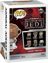 Load image into Gallery viewer, FUNKO POP! - Star Wars: Return of the Jedi - ADMIRAL ACKBAR (40th Anniversary) pop! vinyl figure #617 - SPECIAL EDITION