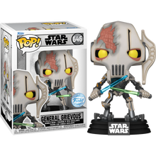 Load image into Gallery viewer, FUNKO POP! - Star Wars: Battlefront II - GENERAL GRIEVOUS (Battle Damage) pop! vinyl figure #646 - SPECIAL EDITION