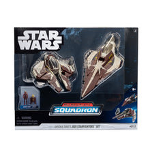 Load image into Gallery viewer, STAR WARS Micro Galaxy Squadron - EXCLUSIVE - Starfighter Class - Ahsoka Tano’s Jedi Starfighters Set #0113 - 5-Inch and 3-Inch Vehicles with 2 Micro Figure Accessories - STANDARD GRADE