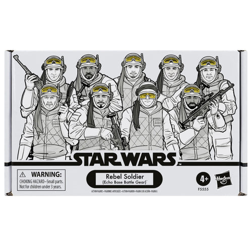 AVAILABILITY LIMITED - Hasbro STAR WARS - The Vintage Collection - Rebel Soldier (Echo Base Battle Gear) Special 4-Pack 3.75 figure set - STANDARD GRADE