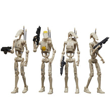 Load image into Gallery viewer, Hasbro STAR WARS - The Vintage Collection 3.75 - BATTLE DROID (The Phantom Menace) figure 4-PACK - STANDARD GRADE