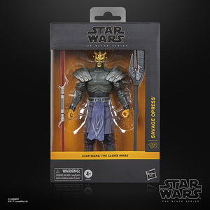 COMING 2025 APRIL - PRE-ORDER - Hasbro STAR WARS - The Black Series 6" - DELUXE - Savage Opress (The Clone Wars) figure 19 - STANDARD GRADE