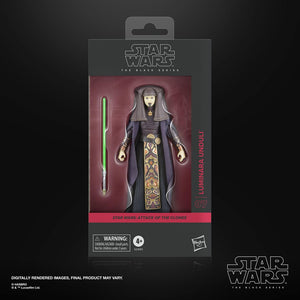 COMING 2025 MAY - PRE-ORDER - Hasbro STAR WARS - The Black Series 6" - WAVE 07 - Luminara Unduli (Attack of the Clones) figure 07 - STANDARD GRADE