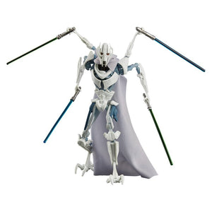 DAMAGED PACKAGING - Hasbro STAR WARS - The Black Series 6" - LUCASFILM 50th Anniversary - GENERAL GRIEVOUS (Clone Wars) Exclusive action figure - SUB-STANDARD GRADE - IMPORT