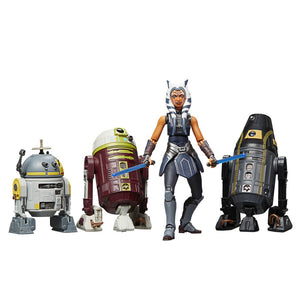 AVAILABILITY LIMITED - COMING 2024 JULY - PRE-ORDER - Hasbro STAR WARS - The Vintage Collection - Ahsoka Tano & Droids (Clone Wars) 3.75 Inch Collectible Action Figure 4-Pack - STANDARD GRADE