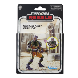 COMING 2024 AUGUST - PRE-ORDER - Hasbro STAR WARS - The Vintage Collection - GARAZEB "ZEB" ORRELIOS (REBELS) Deluxe 3.75" WORLD-BUILDING SET - STANDARD GRADE