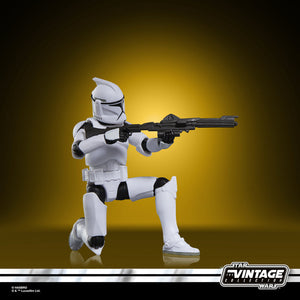 COMING 2024 MARCH - PRE-ORDER - Hasbro STAR WARS - The Vintage Collection - 2024 Wave - Phase I Clone Trooper (Attack of the Clones) figure - VC-309 - STANDARD GRADE