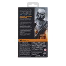 Load image into Gallery viewer, COMING 2024 OCTOBER - PRE-ORDER - Hasbro STAR WARS - The Black Series 6&quot; - Imperial Armored Commando (The Mandalorian) figure 42 - STANDARD GRADE