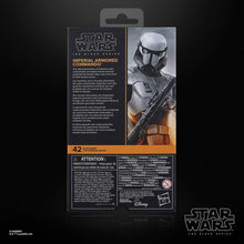 Load image into Gallery viewer, Hasbro STAR WARS - The Black Series 6&quot; - WAVE 17 - Imperial Armored Commando (The Mandalorian) figure 42 - STANDARD GRADE
