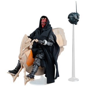 AVAILABILITY LIMITED - Hasbro STAR WARS - The Black Series 6" - HASBRO PULSE EXCLUSIVE - Darth Maul & Sith Speeder (The Phantom Menace) 25th Anniversary Vehicle & Figure Pack - STANDARD GRADE