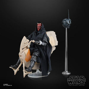 AVAILABILITY LIMITED - Hasbro STAR WARS - The Black Series 6" - HASBRO PULSE EXCLUSIVE - Darth Maul & Sith Speeder (The Phantom Menace) 25th Anniversary Vehicle & Figure Pack - STANDARD GRADE
