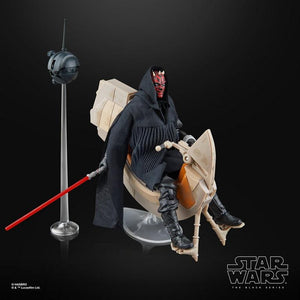 AVAILABILITY LIMITED - Hasbro STAR WARS - The Black Series 6" - HASBRO PULSE EXCLUSIVE - Darth Maul & Sith Speeder (The Phantom Menace) 25th Anniversary Vehicle & Figure Pack - STANDARD GRADE