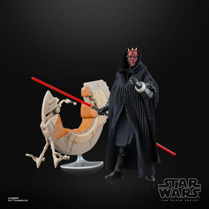 AVAILABILITY LIMITED - Hasbro STAR WARS - The Black Series 6" - HASBRO PULSE EXCLUSIVE - Darth Maul & Sith Speeder (The Phantom Menace) 25th Anniversary Vehicle & Figure Pack - STANDARD GRADE