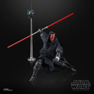 AVAILABILITY LIMITED - Hasbro STAR WARS - The Black Series 6" - HASBRO PULSE EXCLUSIVE - Darth Maul & Sith Speeder (The Phantom Menace) 25th Anniversary Vehicle & Figure Pack - STANDARD GRADE