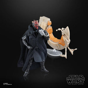 AVAILABILITY LIMITED - Hasbro STAR WARS - The Black Series 6" - HASBRO PULSE EXCLUSIVE - Darth Maul & Sith Speeder (The Phantom Menace) 25th Anniversary Vehicle & Figure Pack - STANDARD GRADE